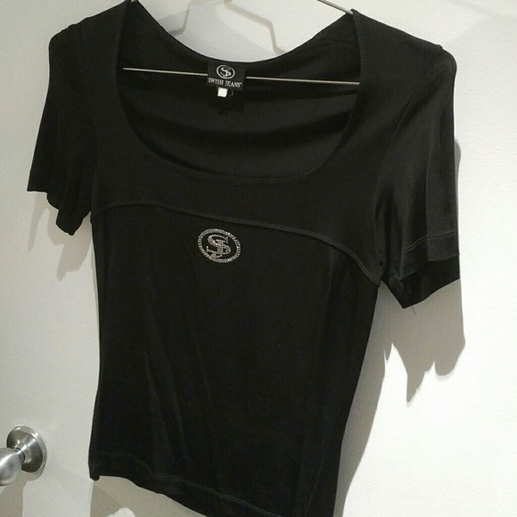SWISH JEANS spandex top - Picture 1 of 6